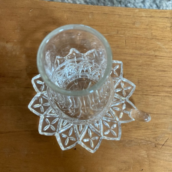 Vintage Small Federal Glass Mini Hurricane Fairy Lamp - Picture 13 of 15